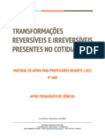 Transformações Reversíveis e Irreversíveis