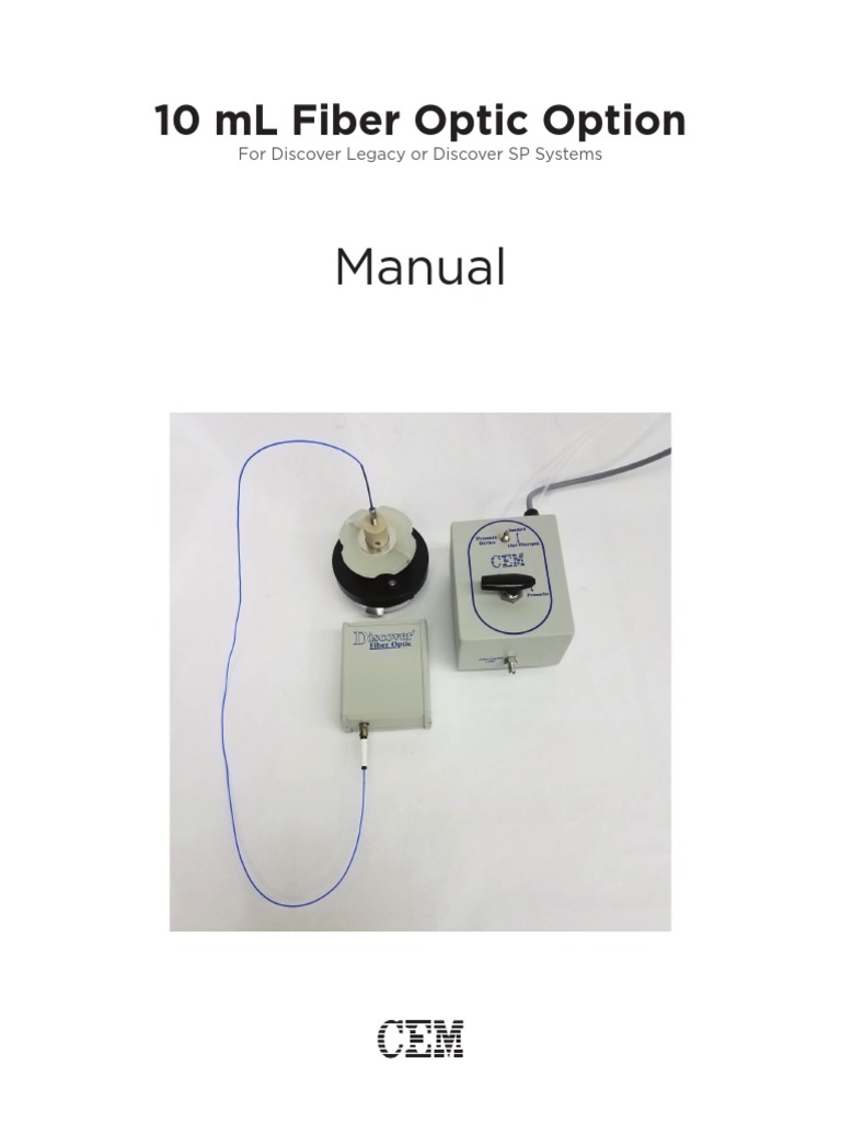 600212 10mL Fiber Optic Manual PDF