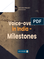 Voice-Over in India - Milestones