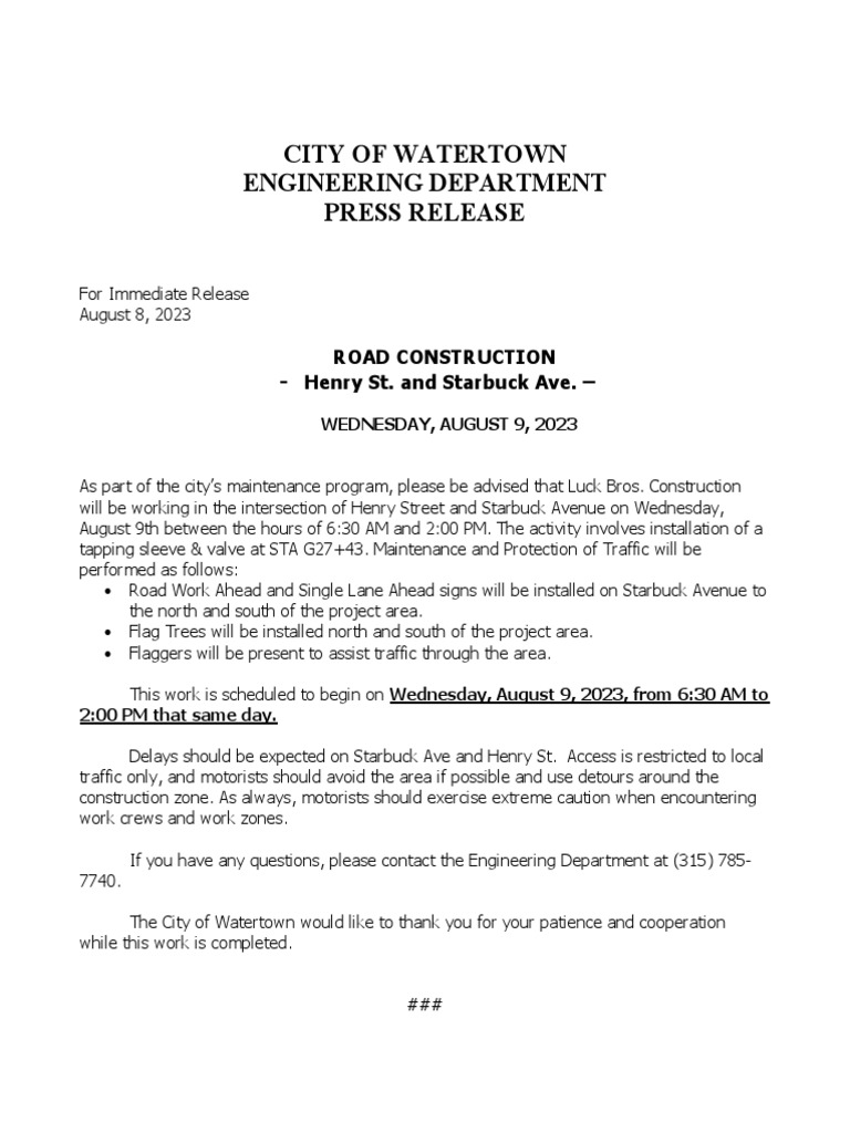 City of Watertown Aug. 8, 2023 PDF