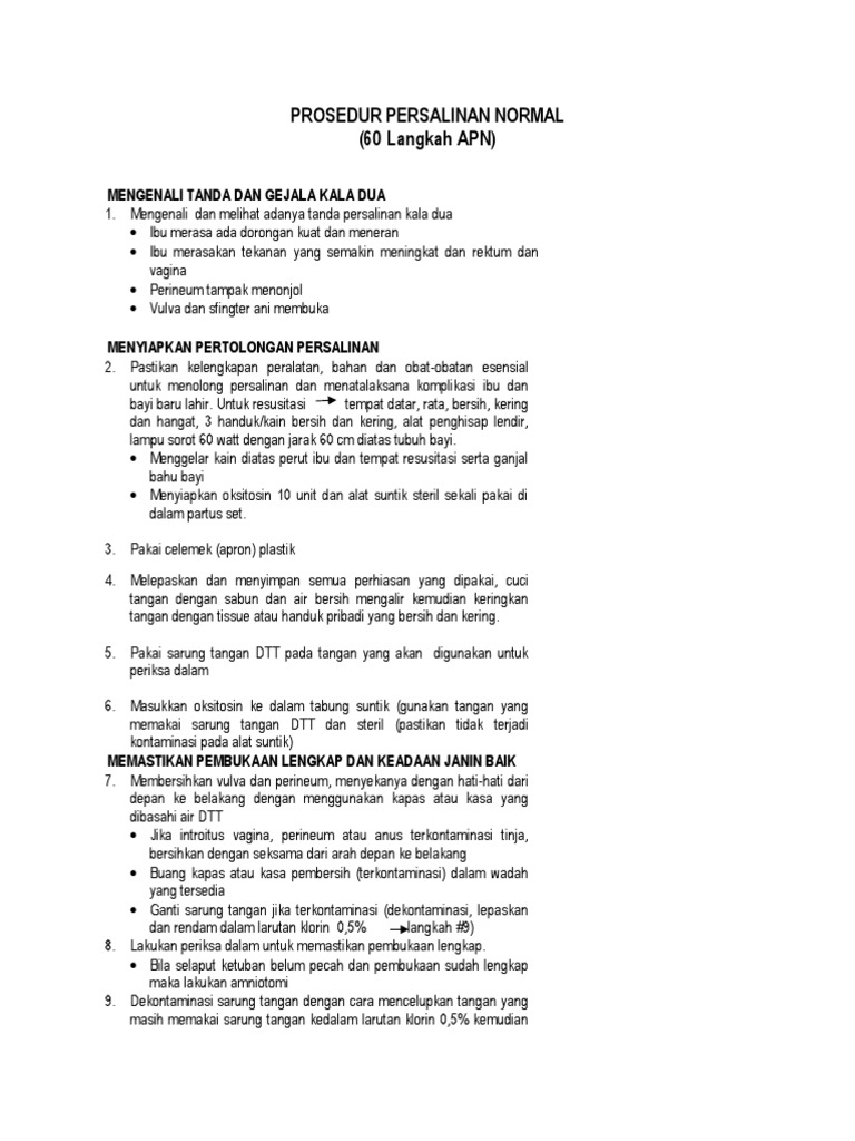 APN 60 Langkah | PDF