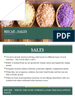 Precipitation Reactions and Solubility