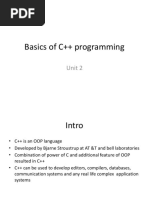 Unit 2 Basics of C Programming