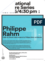 Lecture Poster Philippe Rahm