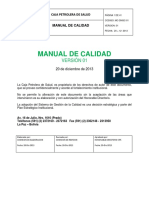 Manual de Calidad CPS - Contenido