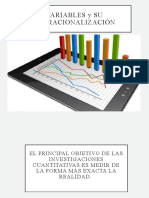 Variables y Escalas de Medición