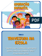 Tema 31 - Travessura Na Escola