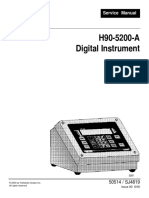 H90-5200-A Digital Instrument: Service Manual