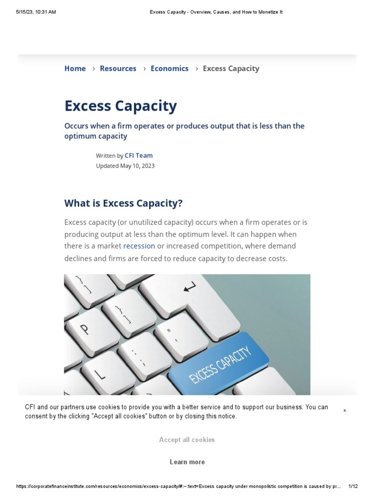 Simple Steps To Measuring Excess Capacity Boosting Your Bottom Line - 9vcqv2k