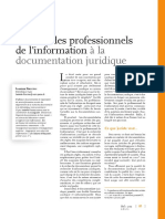 Former Des Professionnels de L Information A La Documentation Juridique