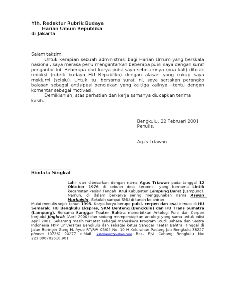 Puisi Motivasi Kerja