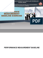 Performance Measuremnt Baseline Exercise