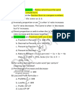 Class 7 Chapter 8 Comparing Quantities Maths Notes