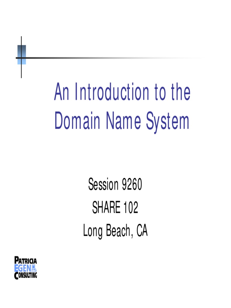 An Introduction To The DNS | PDF | Domain Name System | Internet