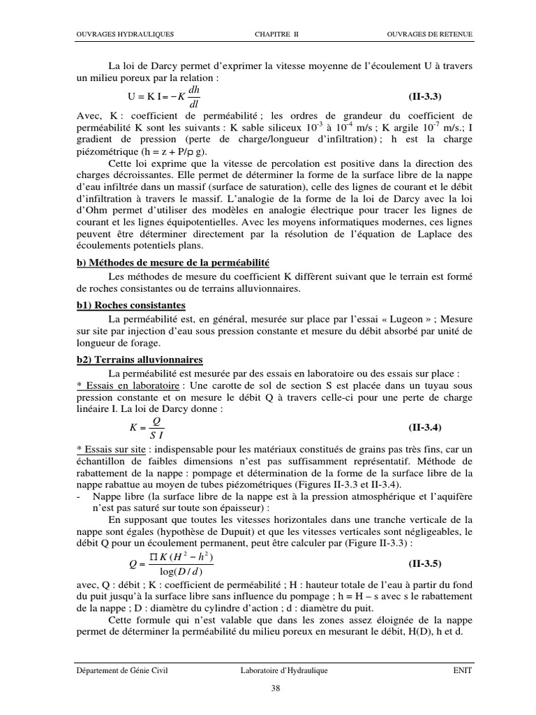 Cours Ouvrages Hydrauliques5 PDF