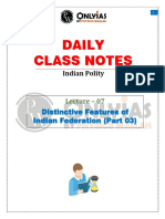 Polity 07 - Daily Class Notes - (UPSC Sankalp 2.0 (Hinglish) )