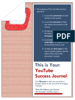 YouTube Success Journal