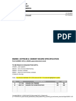 9478 A 092900 Gypsum&cement Board