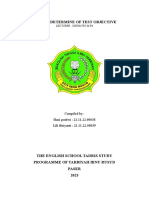 HOW TO DETERMINE OF TEST OBJECTIVE (3)