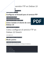 Instalar El Servidor FTP en Debian 10