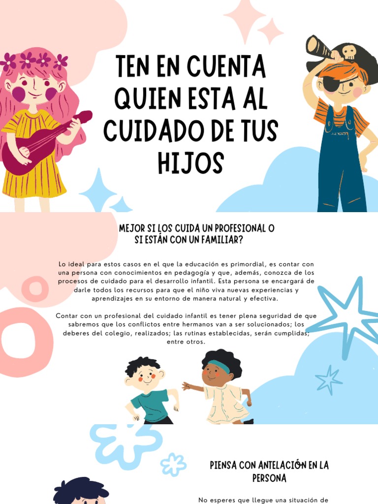 Ten Cuidado Con Quein Cuida A Tus Hijos | PDF