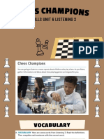 Chess Champions Lesson Plan