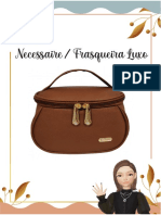 Necessaire Frasqueira Folha A4