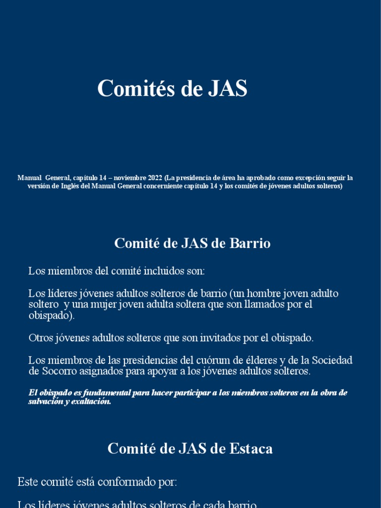 Comités JAS - Final | PDF