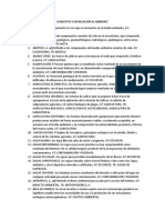 Conceptos Con Relación Al Ambiente