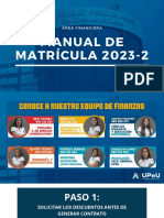 Manual de Matrículas 2023-2 Oficial