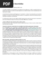 Clasificacion de Insecticidas-IRAC | PDF