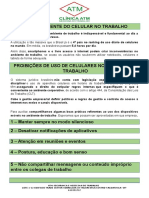 Uso Consciente Do Celular No Trabalho - Funcionarios