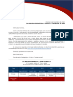 Calendário E Conteúdo - Provas 3º Trimestre - 6º Ano: Data 21/11 23/11 25/11 29/11 1º/12