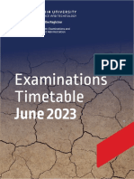 ExamsSchedule June 2023