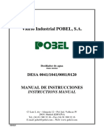 Manual - BIDESTILADOR POBEL 0041-0081-0120