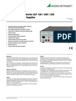 SLP Konstanter 320W - Technical Data Sheet