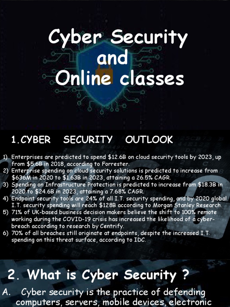 Cyber Security and Online Classes-1 | PDF