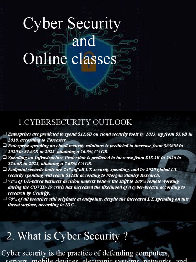 Cyber Security and Online Classes | PDF
