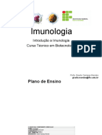 Aula 1 - Apresentação Do Plano de Ensino e Introdução A Imunlogia