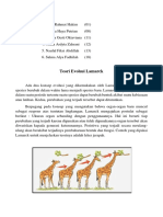 Teori Evolusi Lamarck