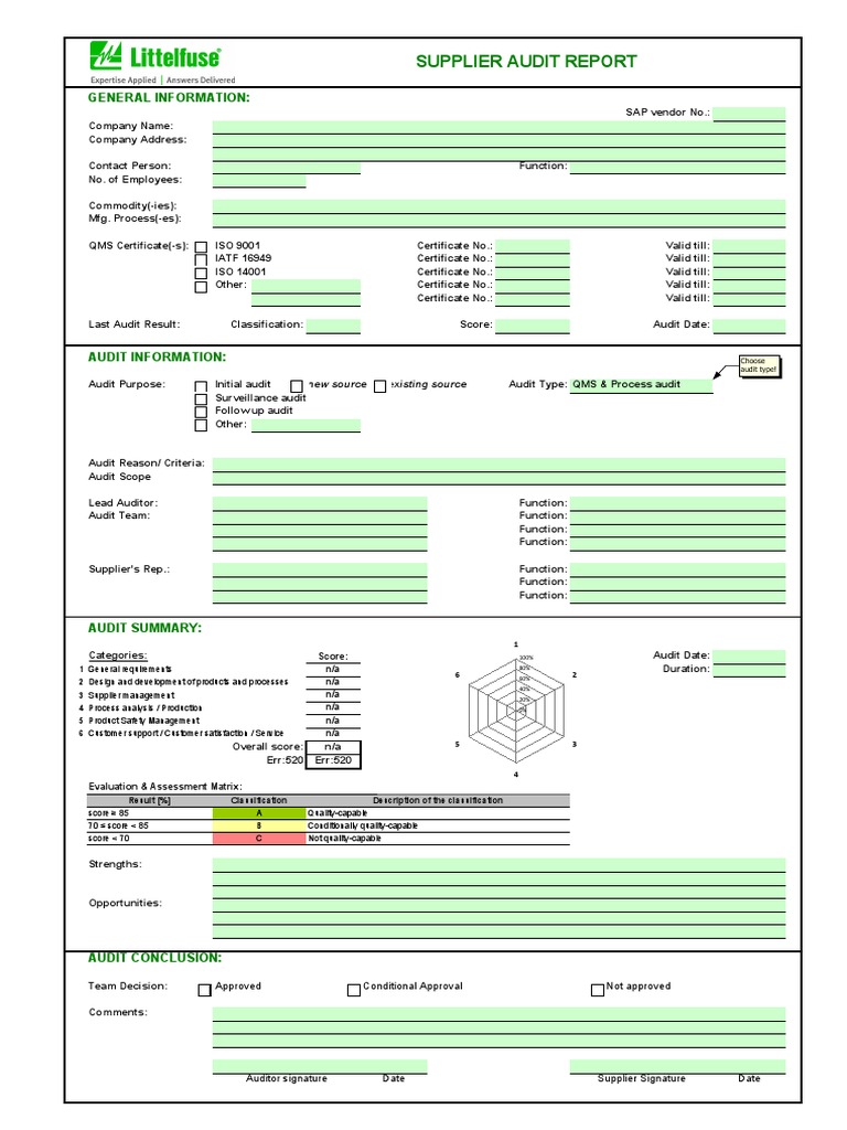 Supplier Audit Report Overview | PDF | Audit | Quality Management System