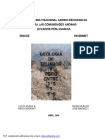 Pilatasig-Geologia Ecuador Peru Entre 3S 6S