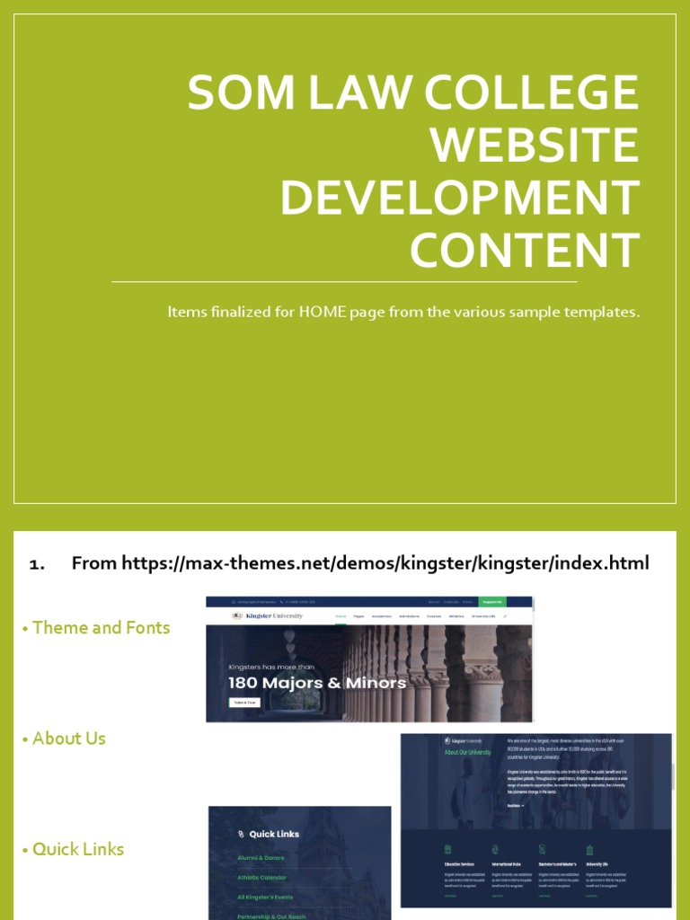 Som Law College site Development Content PDF