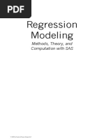 Michael J Panik - Regression Modeling - Methods, Theory, and Computation With SAS-CRC Press (2009)