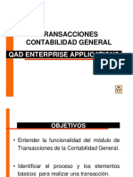 QAD - Transacciones - Contabilidad - General POINT