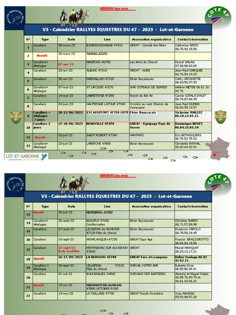 Calendrier rallyes du 47 V5 2023 PDF