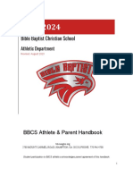 BBCS Athletic Manual 2023-24