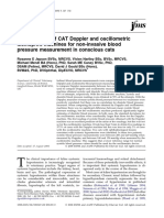Jepson Et Al 2005 A Comparison of Cat Doppler and Oscillometric Memoprint Machines For Non Invasive Blood Pressure