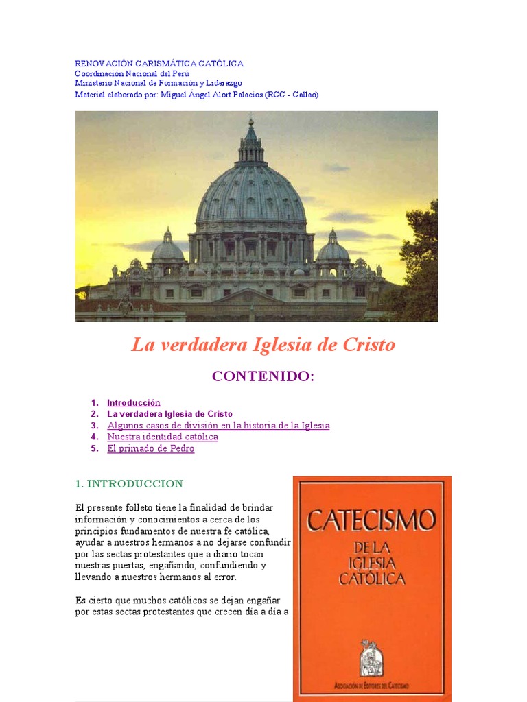 La Verdadera Iglesia de Cristo | PDF