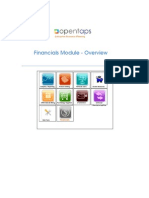 Opentaps - Financial Module - Overview